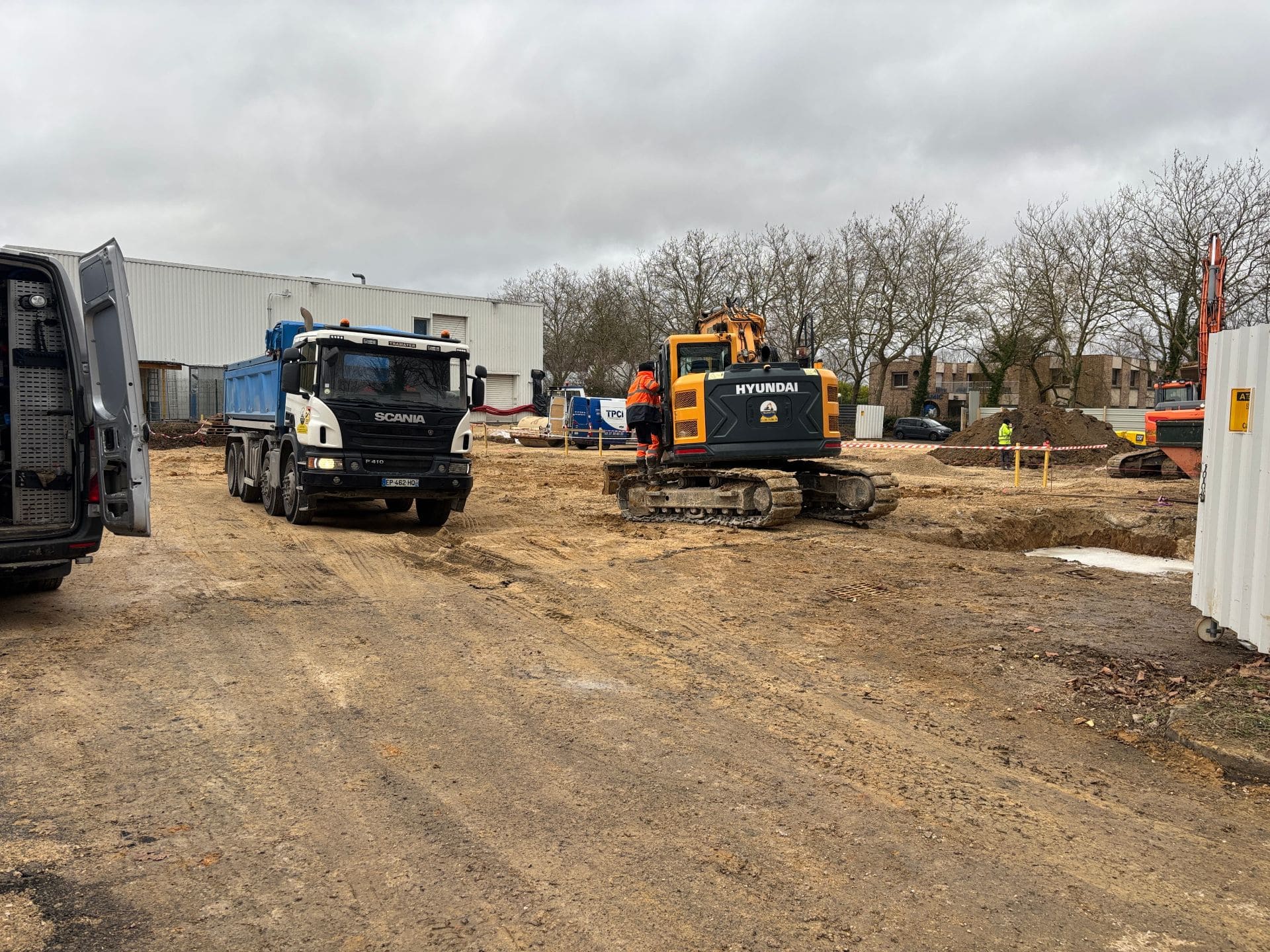 Chantier Buc avancement travaux