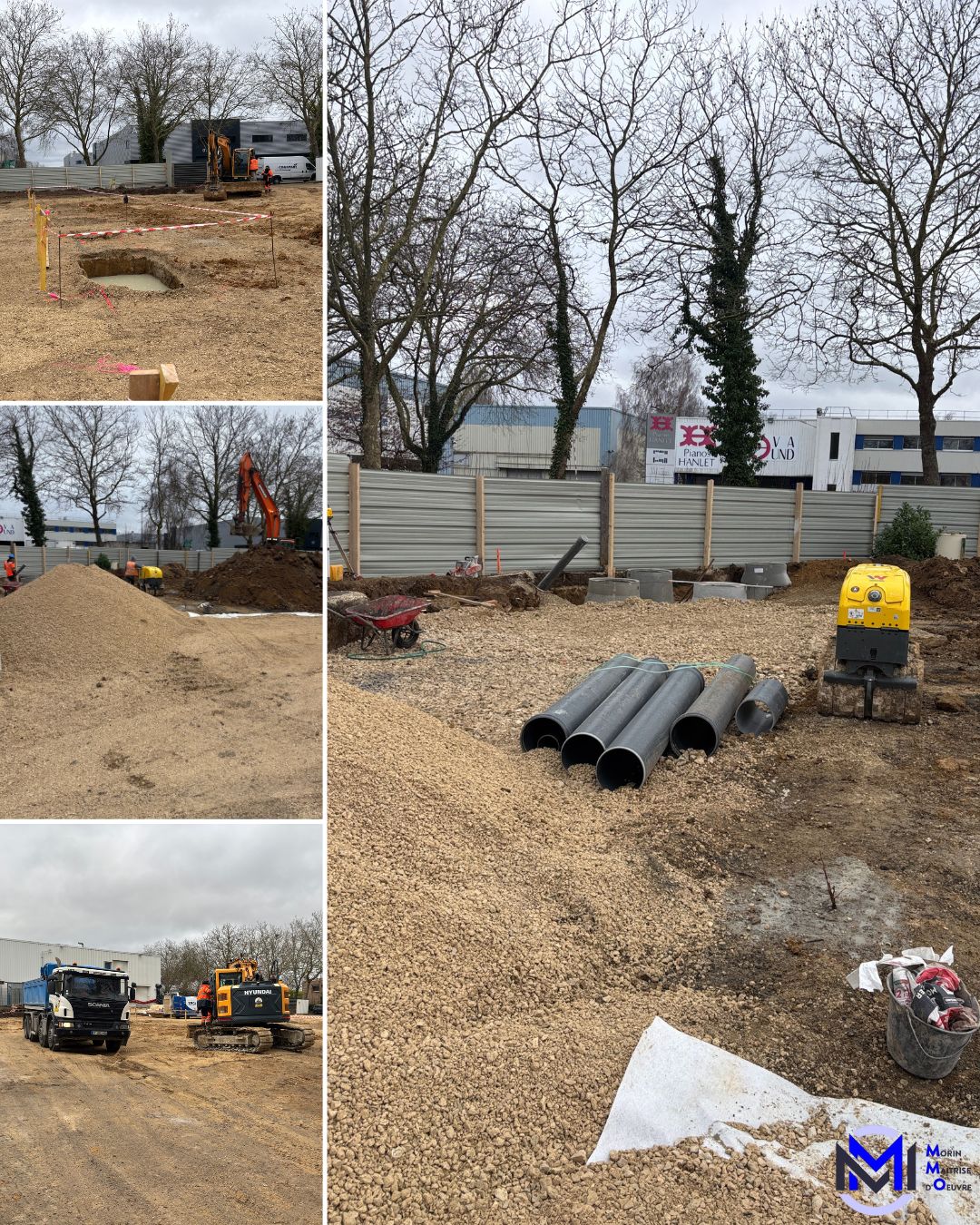 Chantier Buc avancement travaux