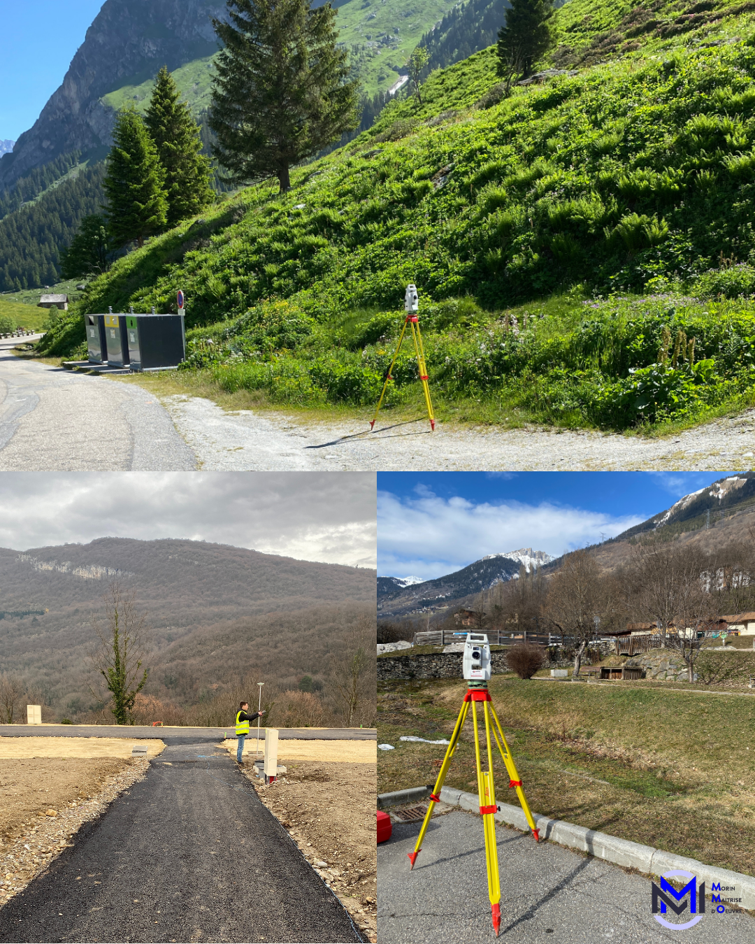Matériel de topographie et terrain